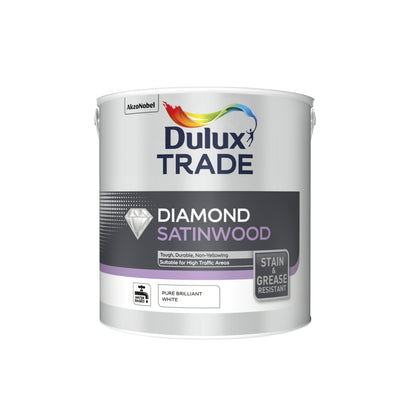 Dulux Trade Diamond SatinWood - Pure Brilliant White