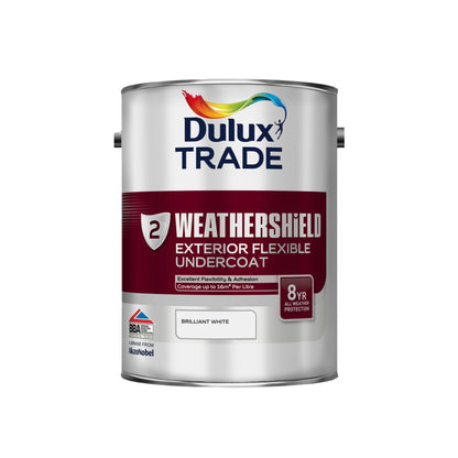 Dulux Trade WeatherShield Exterior Undercoat - Brilliant White