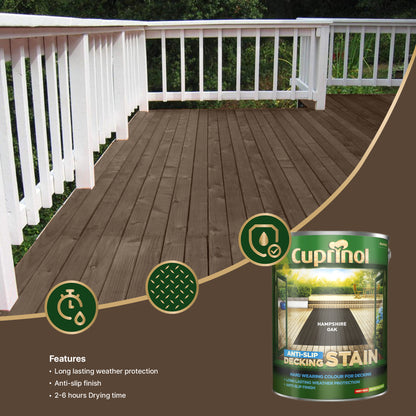 Cuprinol Anti-Slip Decking Stain - 5 Litre