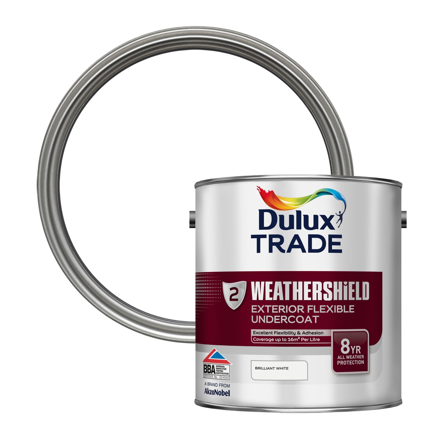 Dulux Trade WeatherShield Exterior Undercoat - Brilliant White