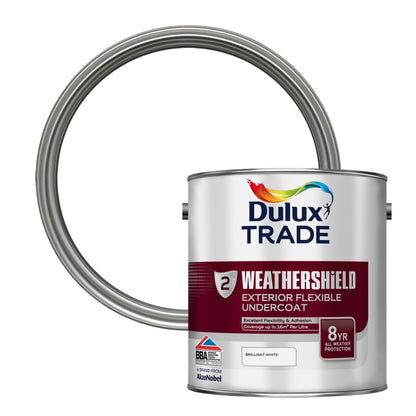 Dulux Trade WeatherShield Exterior Undercoat - Brilliant White