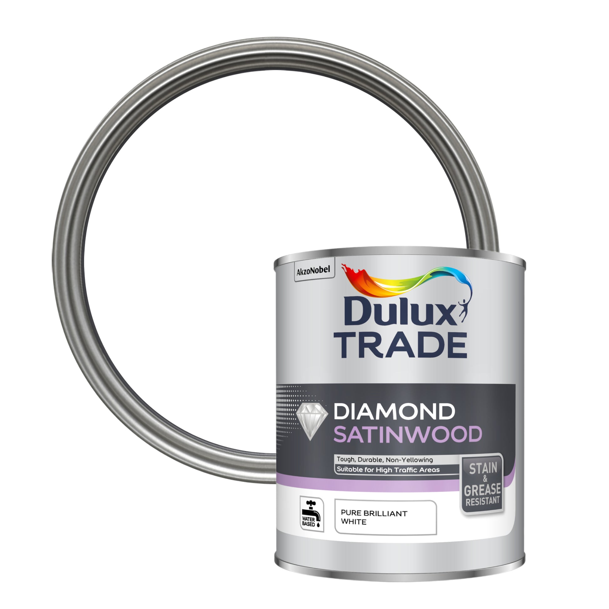 Dulux Trade Diamond SatinWood - Pure Brilliant White