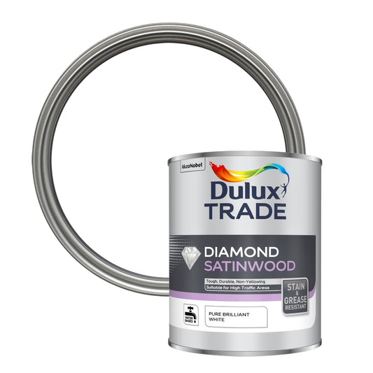 Dulux Trade Diamond SatinWood - Pure Brilliant White