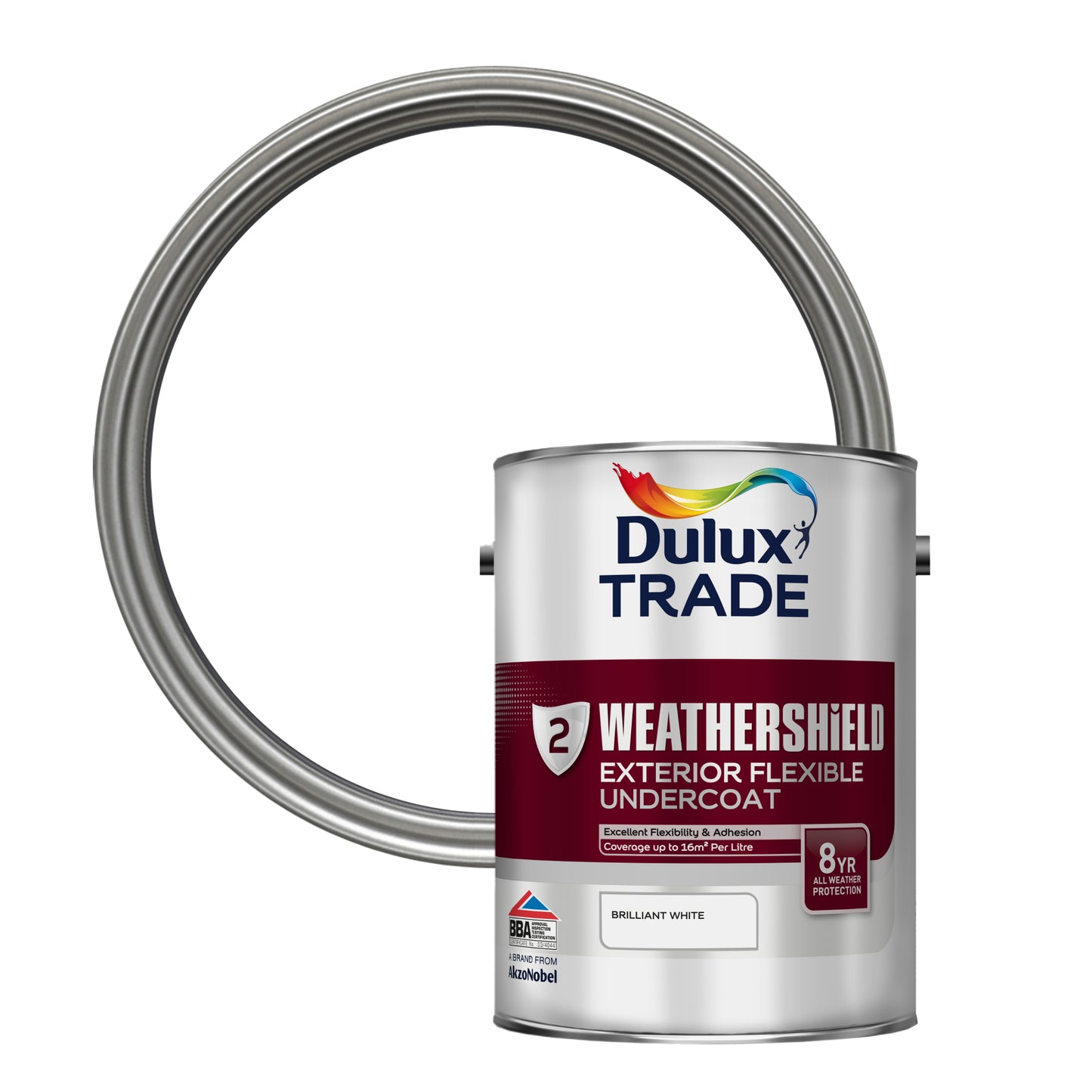 Dulux Trade WeatherShield Exterior Undercoat - Brilliant White