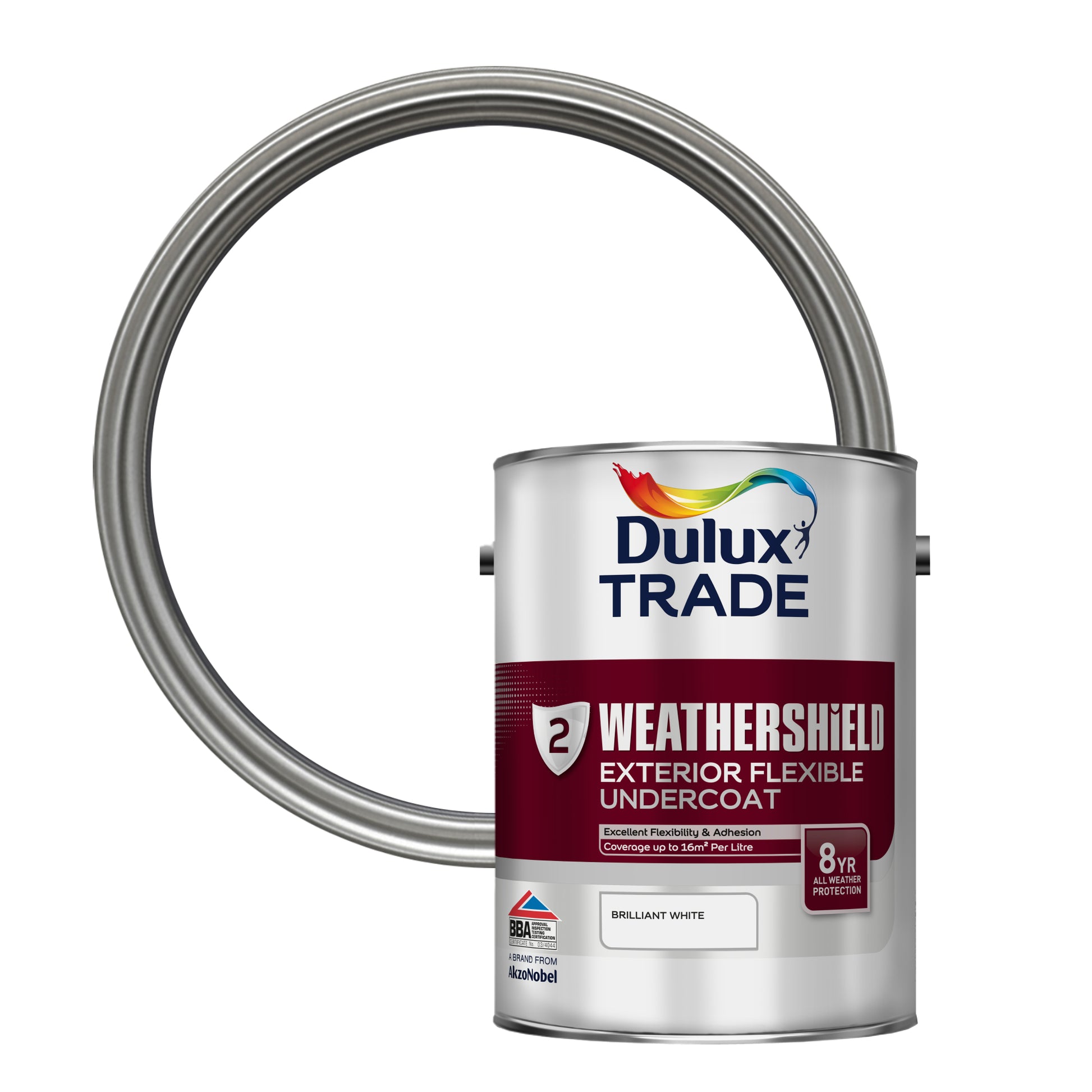 Dulux Trade WeatherShield Exterior Undercoat - Brilliant White