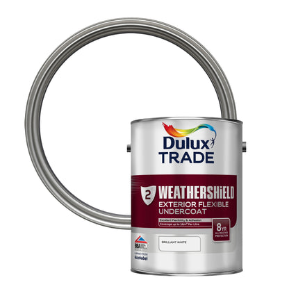 Dulux Trade WeatherShield Exterior Undercoat - Brilliant White