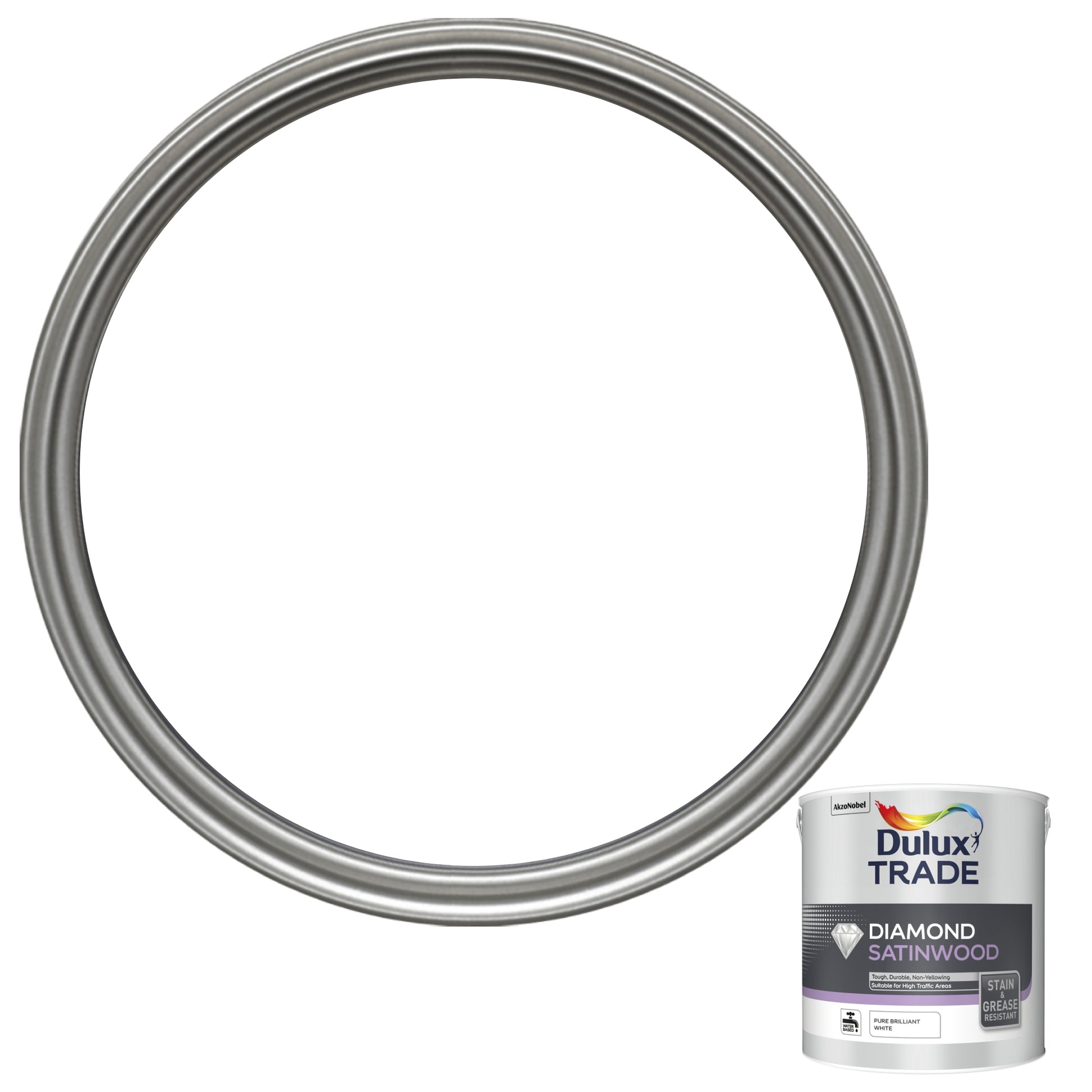 Dulux Trade Diamond SatinWood - Pure Brilliant White