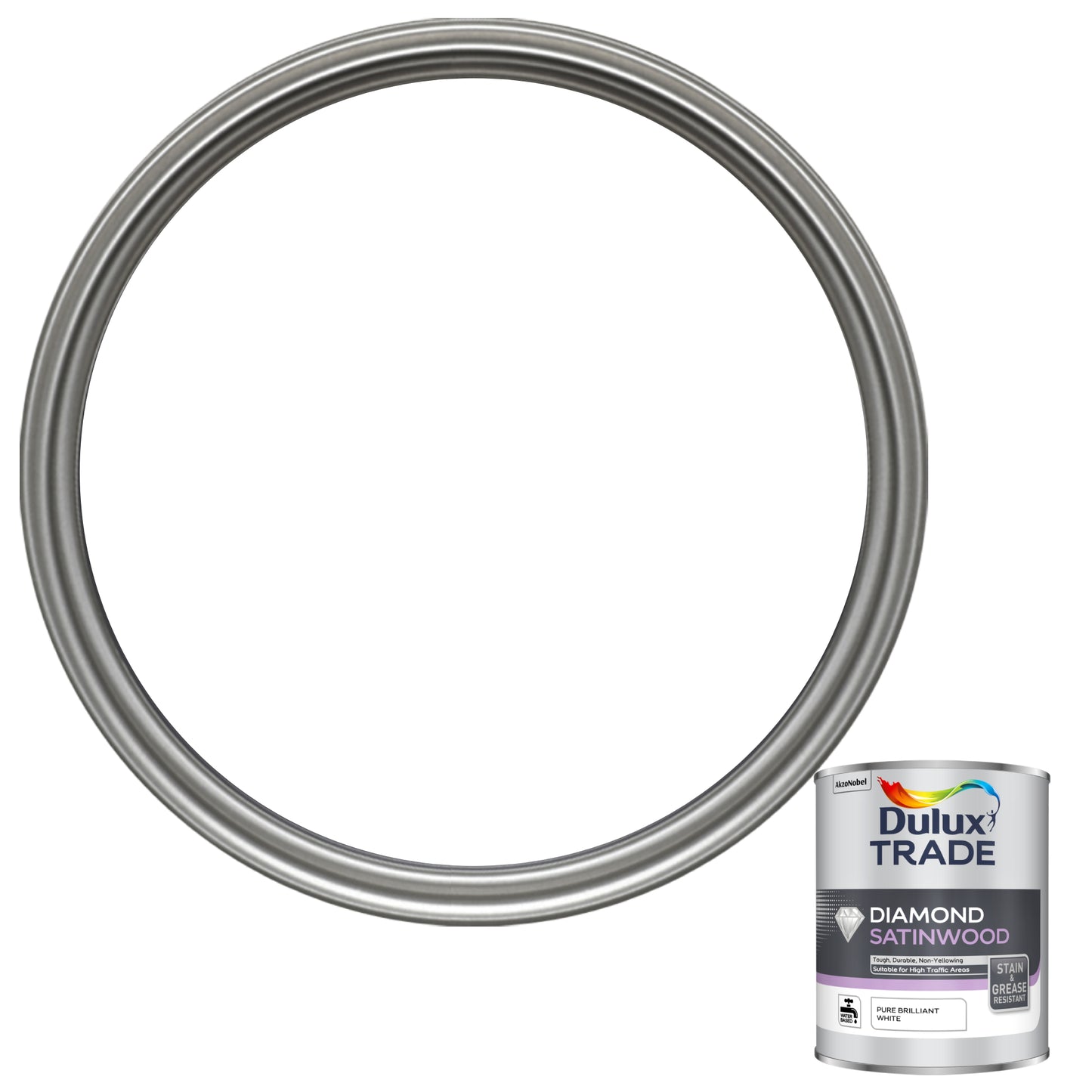 Dulux Trade Diamond SatinWood - Pure Brilliant White