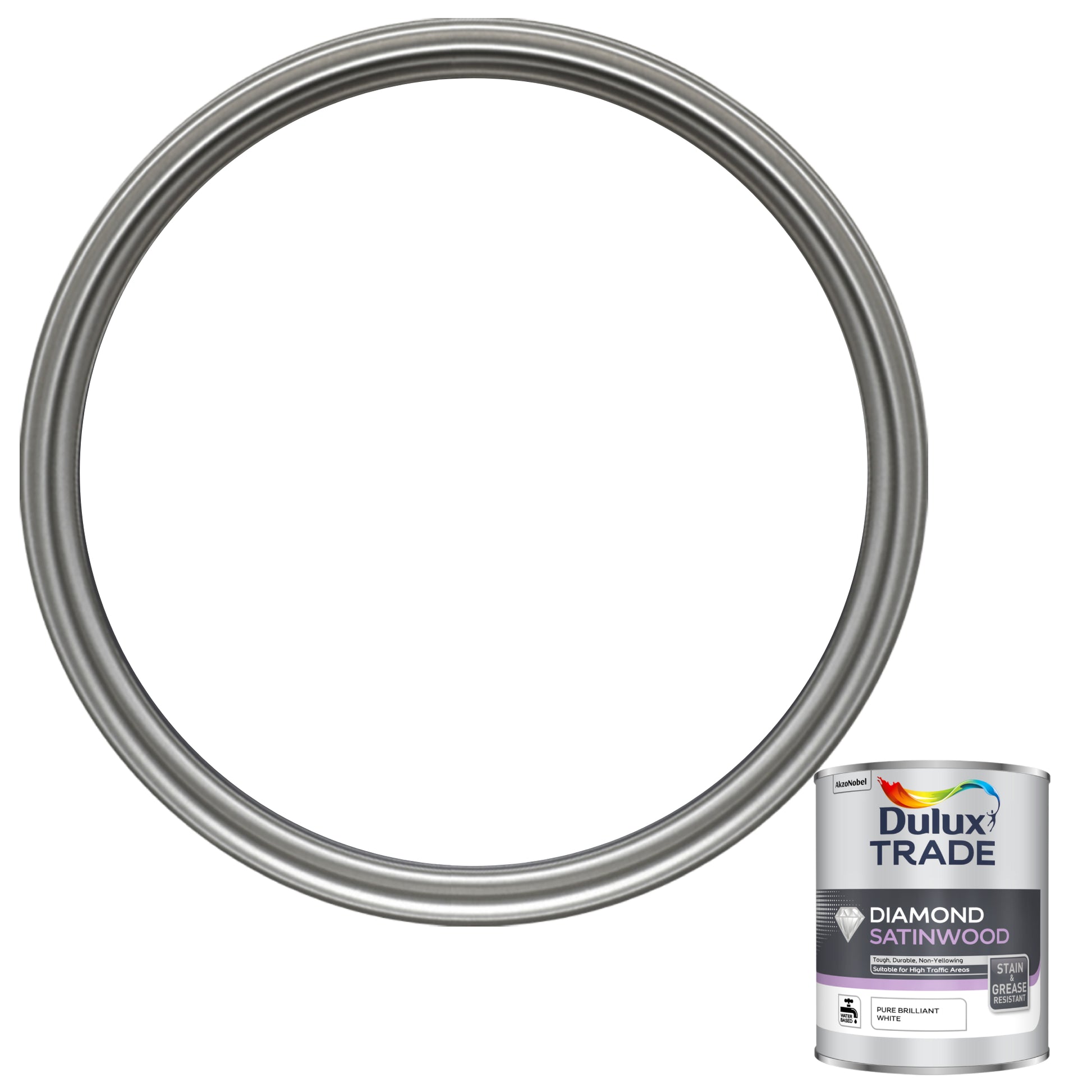 Dulux Trade Diamond SatinWood - Pure Brilliant White