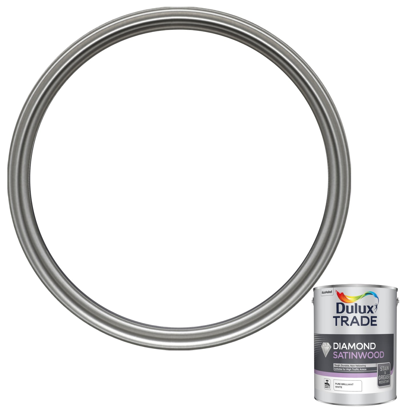 Dulux Trade Diamond SatinWood - Pure Brilliant White