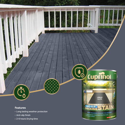 Cuprinol Anti-Slip Decking Stain - 5 Litre