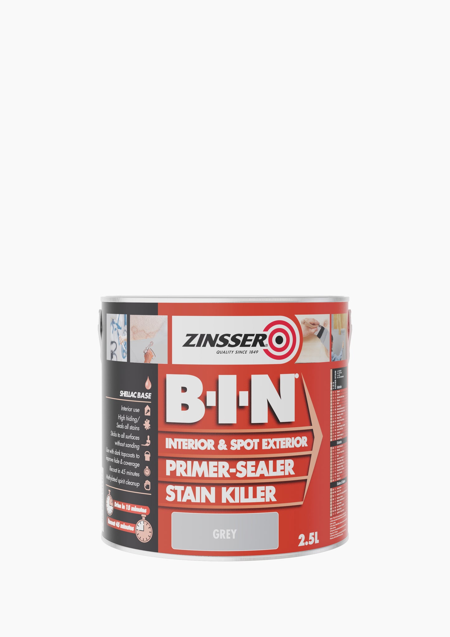 Zinsser B-I-N Primer - Grey