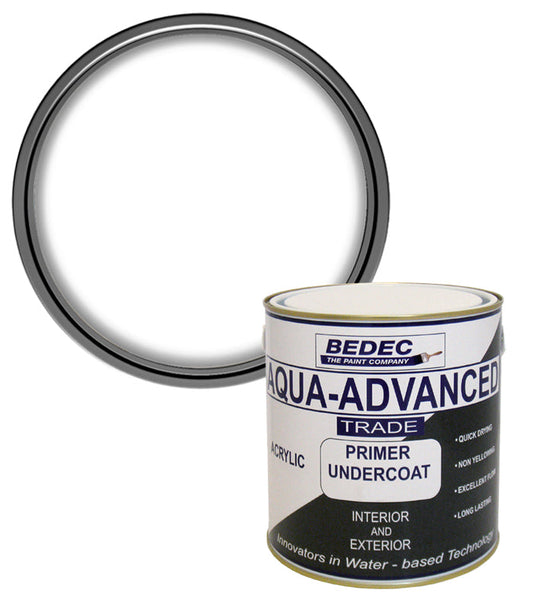 Bedec Aqua Advanced Primer Undercoat Paint  - White