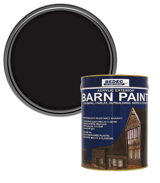 Bedec Barn Semi Gloss Paint - Black