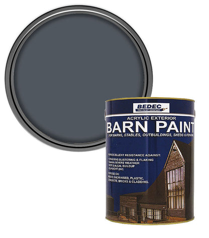 Bedec Barn Semi Gloss Paint - Battleship Grey