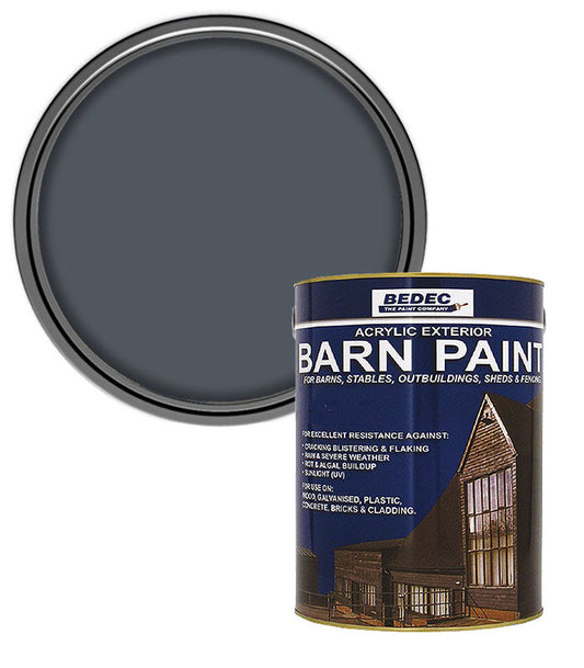 Bedec Barn Semi Gloss Paint - Battleship Grey