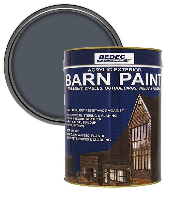 Bedec Barn Semi Gloss Paint - Battleship Grey