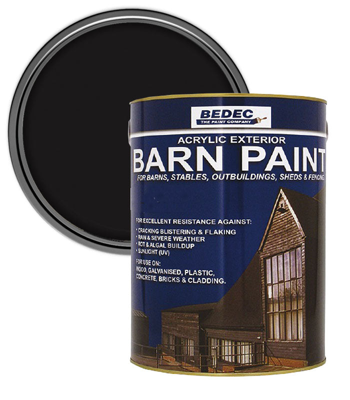 Bedec Barn Semi Gloss Paint - Black