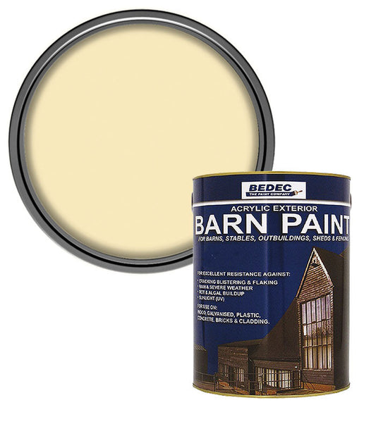 Bedec Barn Semi Gloss Paint - Country Cream