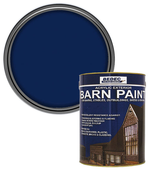 Bedec Barn Semi Gloss Paint - Deep Blue