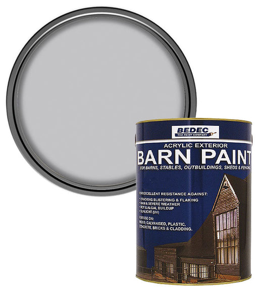Bedec Barn Semi Gloss Paint - Light Grey