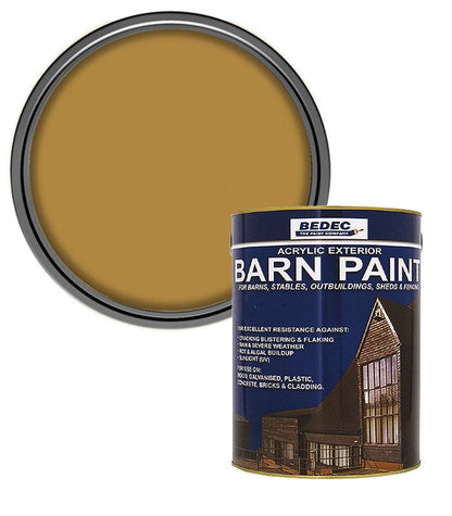 Bedec Barn Semi Gloss Paint - Solid Pine