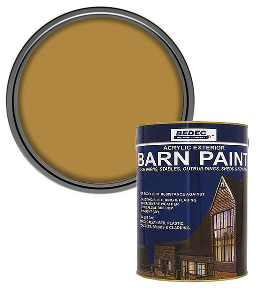Bedec Barn Semi Gloss Paint - Solid Pine