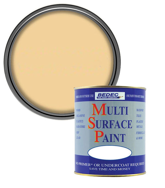 Bedec Multi Surface Soft Gloss Paint - Butterscotch