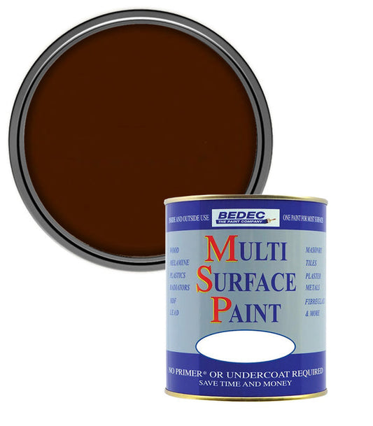 Bedec Multi Surface Soft Gloss Paint - Chocolate