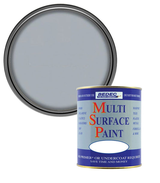 Bedec Multi Surface Soft Gloss Paint - Light Grey