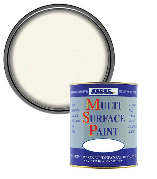 Bedec Multi Surface Soft Gloss Paint - Old White