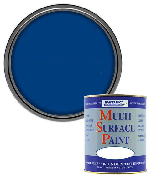 Bedec Multi Surface Soft Gloss Paint - Oxford Blue