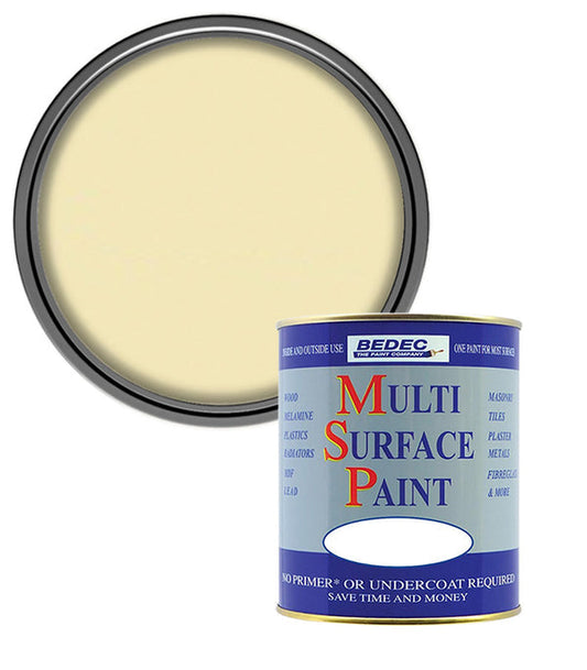 Bedec Multi Surface Soft Gloss Paint - Soft Cream
