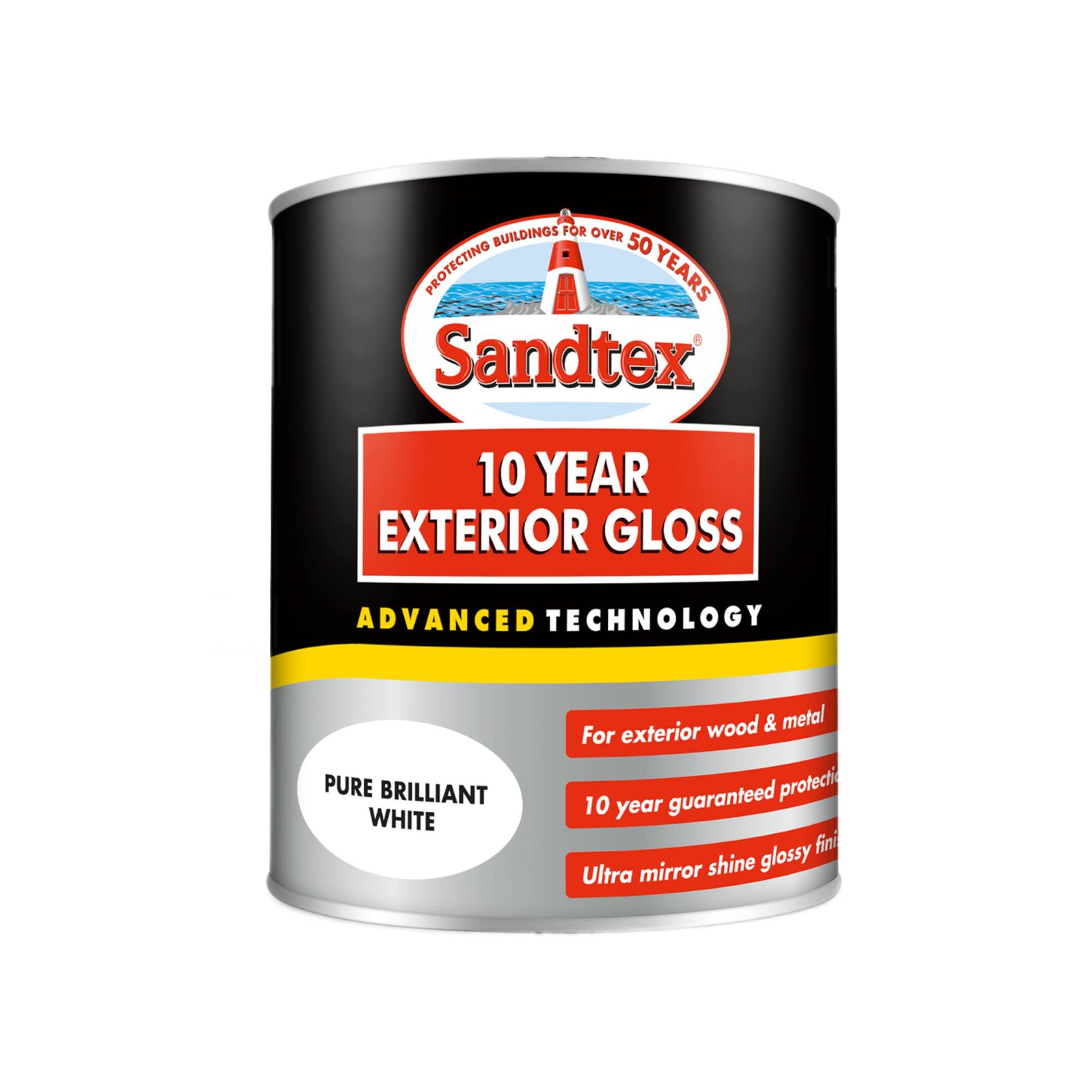 Sandtex 10 Year Exterior Gloss - Brilliant white