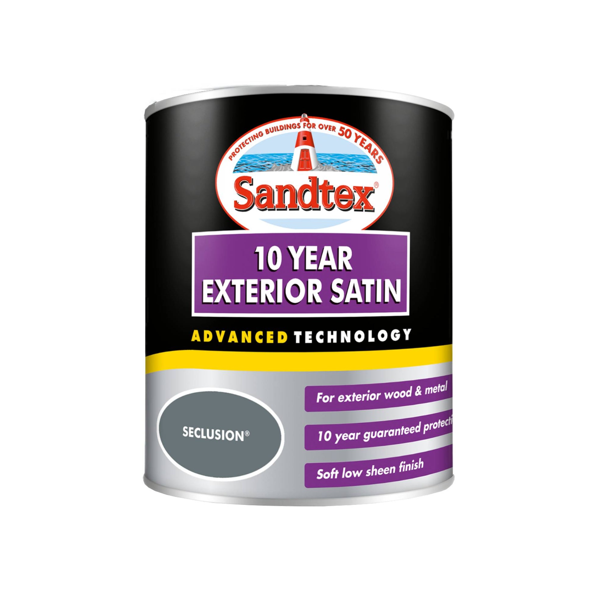 Sandtex 10 Year Exterior Satin Paint - Seclusion