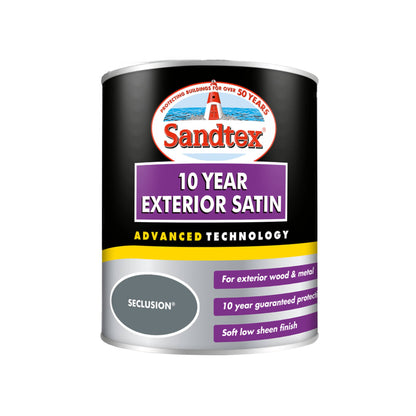 Sandtex 10 Year Exterior Satin Paint - Seclusion