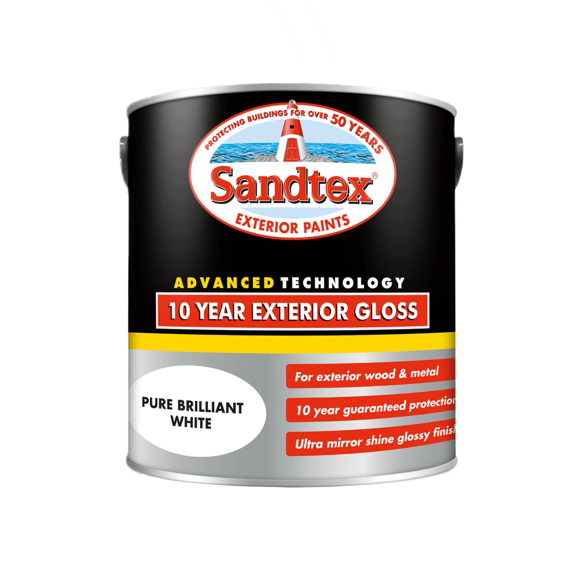 Sandtex 10 Year Exterior Gloss - Brilliant white