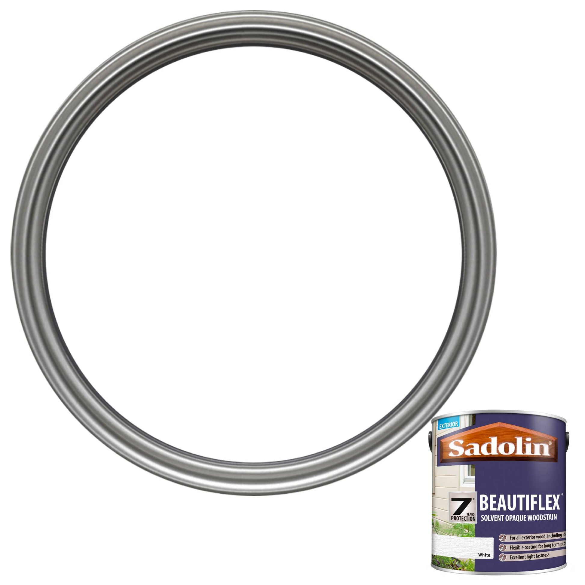 Sadolin Beautiflex - Opaque Exterior Wood Finish with 7 Year Protection - White